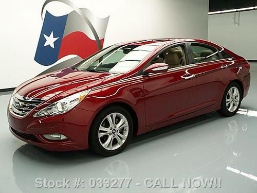 2011 hyundai sonata limited sunroof htd leather 13k mi texas direct auto