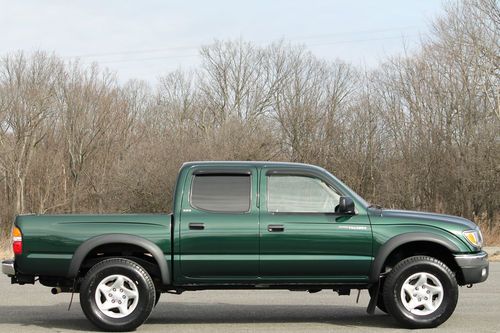 2001 toyota tacoma double cab 4x4 v6 sr5 1-owner clean carfax t-belt done mint!