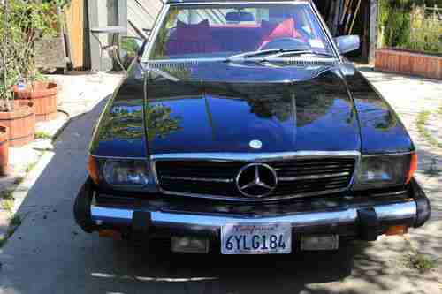 1979 MERCEDES BENZ 450SL ROADSTER - 2 Tops ORG PAINT Real Eye Catcher!, image 2
