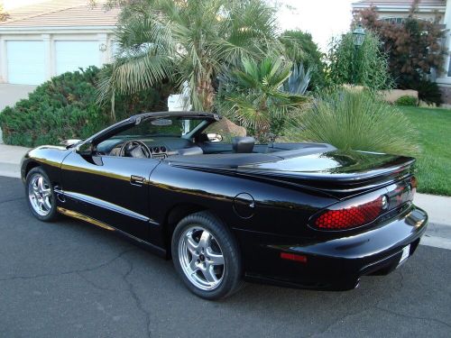 2002 Pontiac Firebird TRANS AM WS6 Triple Black Convertible, US $30,500.00, image 12