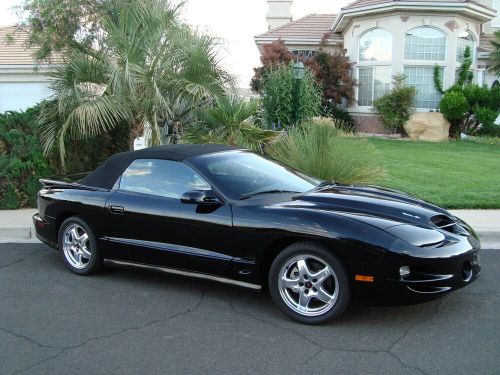2002 Pontiac Firebird TRANS AM WS6 Triple Black Convertible, US $30,500.00, image 20
