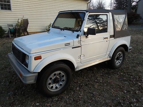 1987 suzuki samurai looks &amp; runs good low reserve