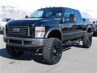 Crew cab fx4 4x4 powerstroke diesel custom lift new wheels tires boards auto