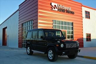 02 mercedes-benz g500 black on black leather sunroof nav dvd tvs rust free clean