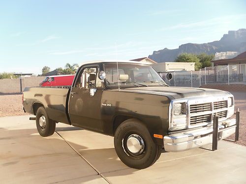 1991 dodge ram 350 "chp" california highway patrol truck-original police vehicle