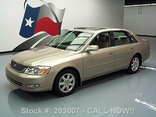 2002 toyota avalon xls leather sunroof alloy wheels 58k texas direct auto