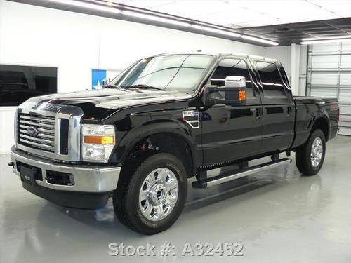 2010 ford f-250 lariat crew v10 fx4 4x4 sunroof nav 48k texas direct auto