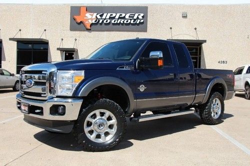 2011 ford f250 lariat fx4 navigation diesel 4x4 heated seats loaded