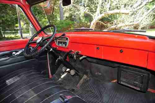 Stock 1955 Ford F100 Pickup Truck 239 3 Speed Daily Driver New Oak Bed, image 19