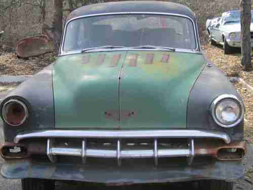 1954 chevy belair 54 chevrolet 2 door gasser ratrod sedan good project car, US $1,200.00, image 2