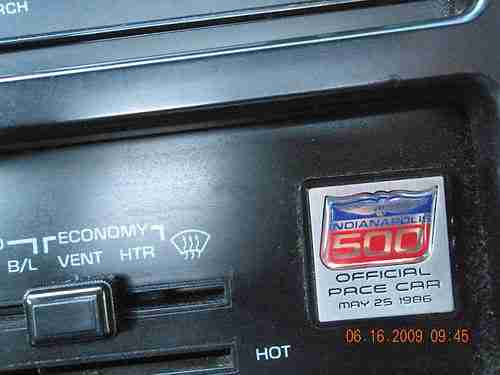 1986 Corvette Roadster Indy 500 Official Pace Car Silver with Black Top, US $13,500.00, image 7