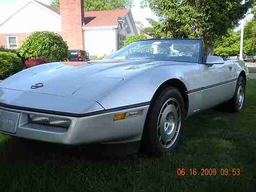 1986 Corvette Roadster Indy 500 Official Pace Car Silver with Black Top, US $13,500.00, image 18