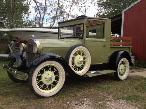1929 ford model a truck - new rebuild , all original , trades cosidered