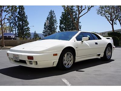 1990 lotus esprit se turbo * rare with low miles * white 5 speed 2.2l xtra clean