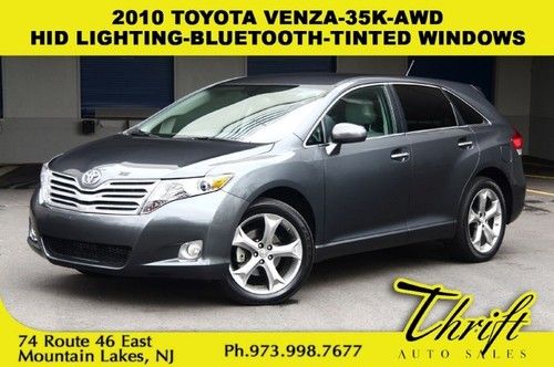 2010 toyota venza-35k-awd-hid lighting-bluetooth-tinted windows