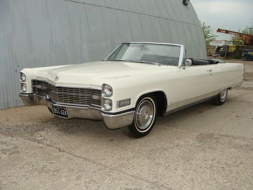 1966 cadillac eldorado convertible- factory bucket seats.  texas