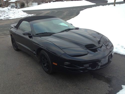 2001 pontiac trans am ws6 convertible 5.7 ls1 hurst 6 speed no reserve!!!!