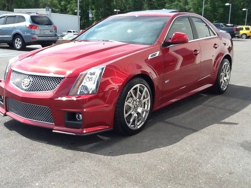 2010 cadillac cts v sedan 4-door 6.2l