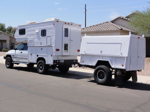1998 dodge ram 2500 cummins 5.9l quad cab 4x4 with camper and trailer