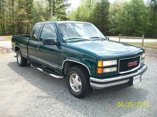 1998 gmc sierra 1500 sle 3 door truck (low miles)