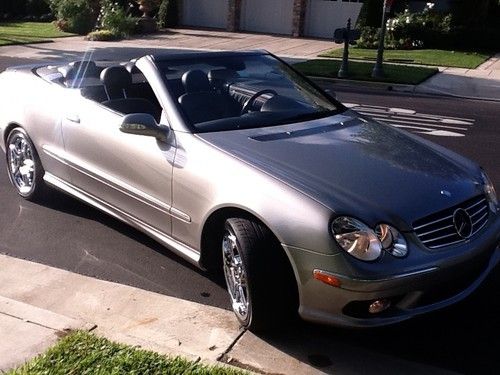 2005 mercedes clk 500...62k miles amg/special wheels..