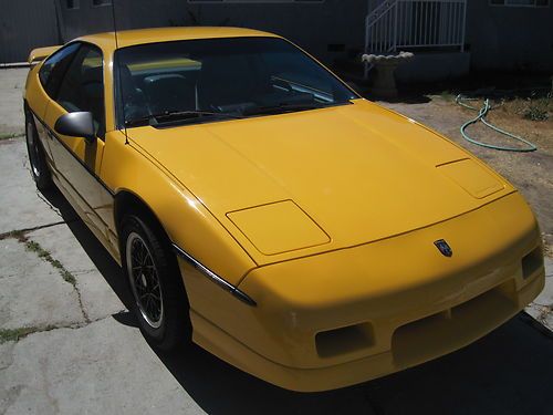 1988 pontiac fiero gt hardtop - very clean &amp; low miles