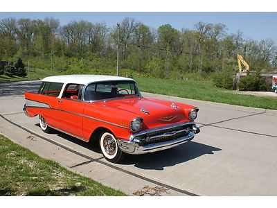 1957 chevrolet bel air nomad 2 door wagon must see this car - don't find often !