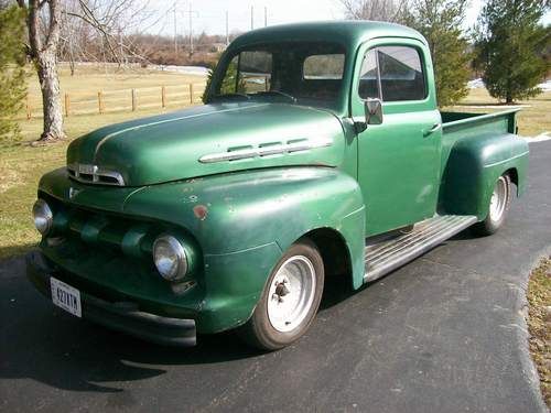 1951 ford pickup 302 eng c4 trans stock rearend