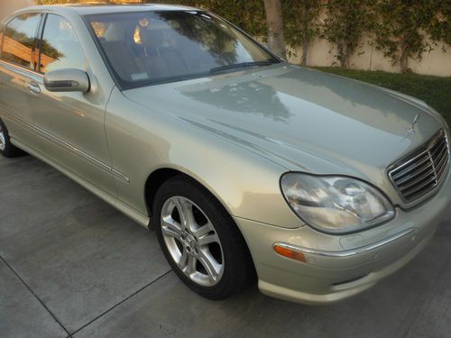 2002 mercedes-benz s500 base sedan 4-door 5.0l