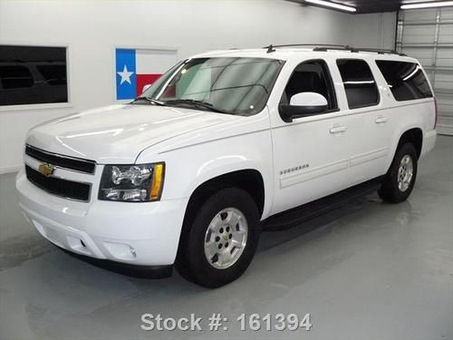 2012 chevy suburban lt htd leather nav rear cam dvd 17k texas direct auto