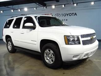 2007 chevy tahoe lt 2wd summit white leather sunroof 7yr 100k wrnyt
