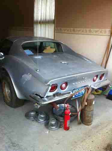 1972 Corvette, Chevrolet, Classic Car, 454 Motor, Silver, Matching Numbers, image 4