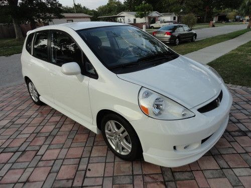 2007 honda fit sport edition alloy wheels fog lamps low miles no reserve !!!