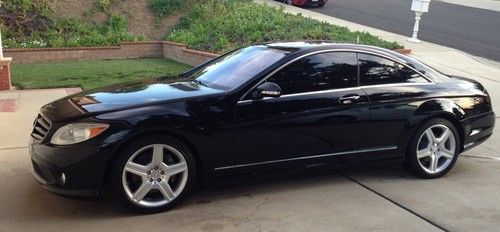 2009 mercedes-benz cl550 4matic coupe 2-door - black / black