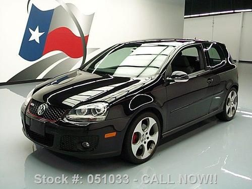 2009 volkswagen gti turbocharged sunroof htd seats 55k texas direct auto