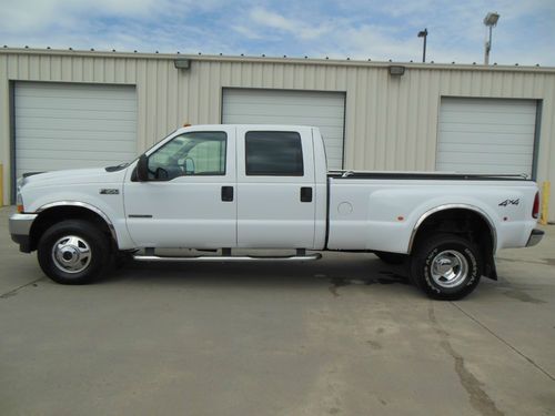 2002 ford f350 xlt crew cab 4x4 dually 7.3 liter power stroke diesel 2nd owner