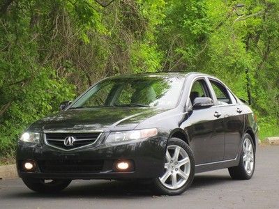 2005 acura tsx! 6-speed manual! low reserve! 2.4l v-tec! black on black! 1 owner