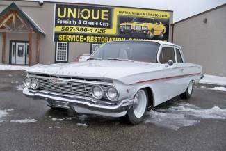 1961 chevrolet bel air 2dr flat top, 348 tripower! trades?
