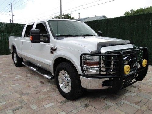 10 f250 lariat diesel super crew cab supercrew only 36k miles very clean 1 owner