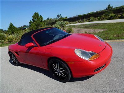 2001 porsche boxster 5 speed manual convertible 5 speed manual 20'' wheels