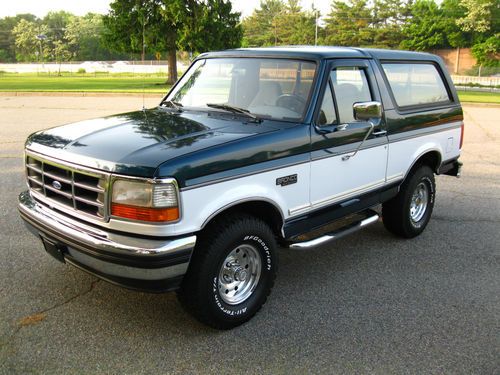 1994 bronco 75k act miles! original paint! 5.8 v8_tow package_southern truck!