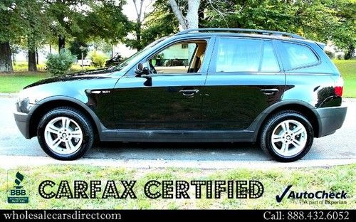 Used bmw x 3 import luxury 6 speed manual awd suv 4wd we finance 4x4 trucks v6