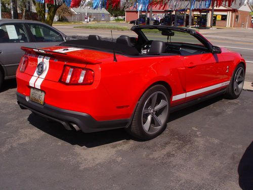 RED 2011 SVT MUSTANG SHELBY GT500 CONVERTIBLE SUPERCHARGED 13K MILES, NAV, SYNC, US $45,000.00, image 4