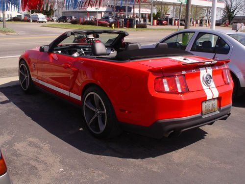 RED 2011 SVT MUSTANG SHELBY GT500 CONVERTIBLE SUPERCHARGED 13K MILES, NAV, SYNC, US $45,000.00, image 7