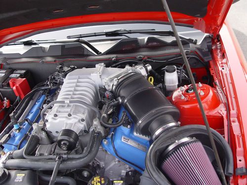 RED 2011 SVT MUSTANG SHELBY GT500 CONVERTIBLE SUPERCHARGED 13K MILES, NAV, SYNC, US $45,000.00, image 10