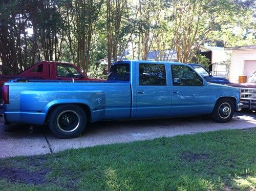 97 chevrolet crew cab lowered dually, image 2