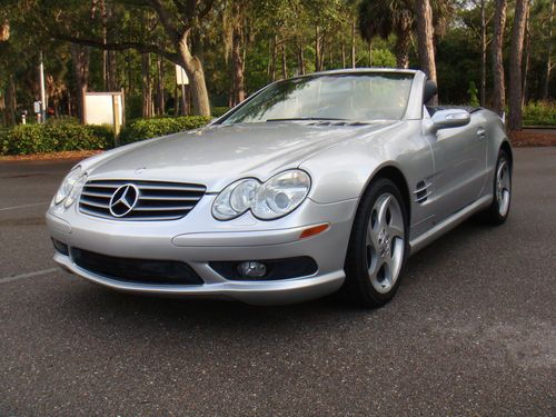 2005 mercedes-benz sl500 sport convertible 2-door 5.0l  like new!!