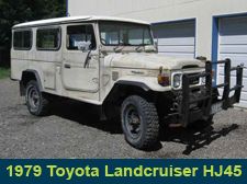 1979 hj45 toyota land cruiser troop carrier diesel power steer disc brakes hj47