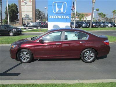 2013 honda accord lx basque red pearl ii new body style backup camera bluetooth