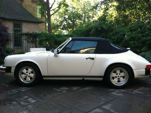 1989 porsche 911 carrera cabriolet